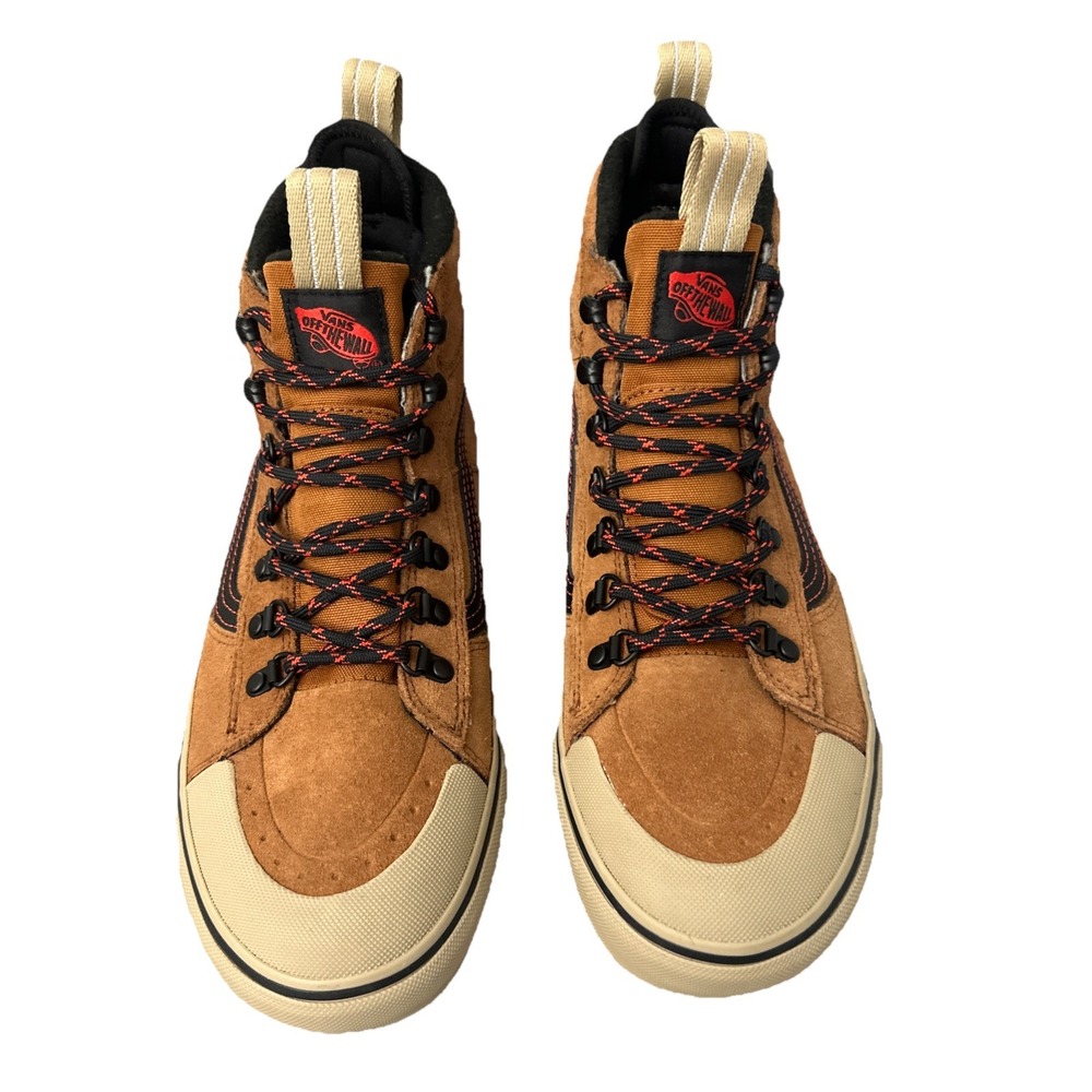 Vans UnisexSk8 Hi MTE Waterproof Insulated‎ Glazed Ginger Shoes Boots Size 7 New